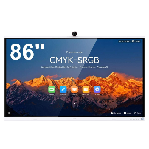 Huawei IdeaHub S2 86 pouces - Ecran tactile interactif 4K avec système de visioconférence Full HD intégré