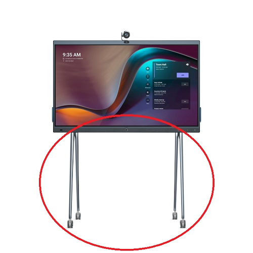 Yealink Support Roulant Meetingboard 65