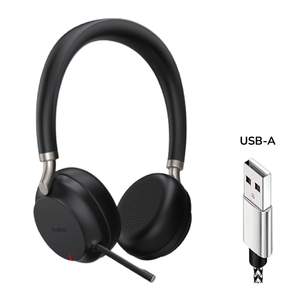 Yealink BH76 Lite UC - Casque ANC Bluetooth, USB-A, Noir