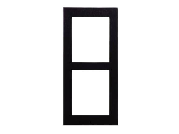 2N® Verso - Cadre saillie 2M, noir