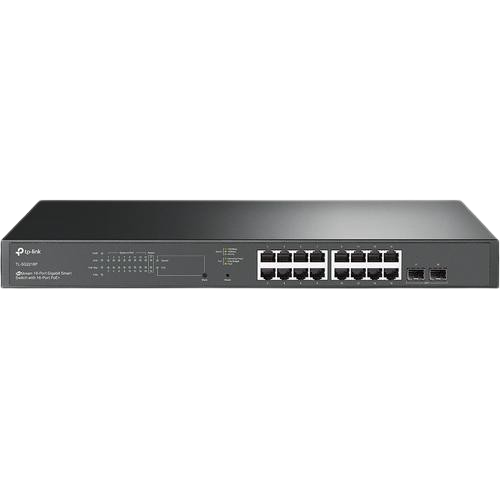 TP-Link Switch Manageable L2/L2+ 16-ports Gigabit PoE+ &amp; 2 SFP